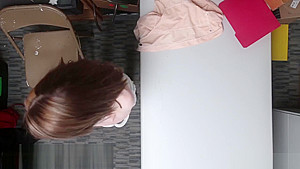Gorgeous girl pounded on floor