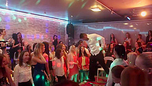 Gorgeous girls get fucked by strangers