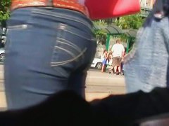 Gorgeous teen 18+ blonde candid vid