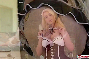 Gracie Jane And Big T - Trans Maid Gets Barebacked