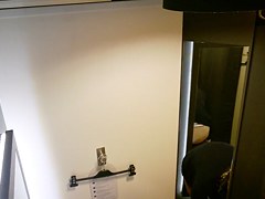 Great ass girl in changing room