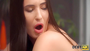 Guy Pulls Hard Cock Out Of Pants To Xxx The Ravishing Debtor