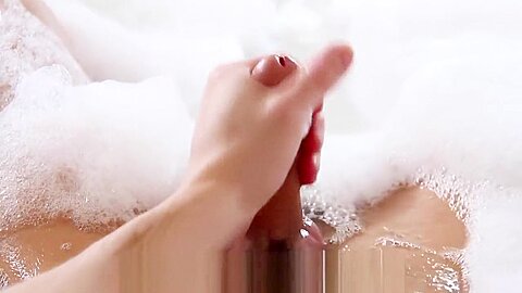 HD GayRoom - Casey gets a shower of cum after sharing a bath