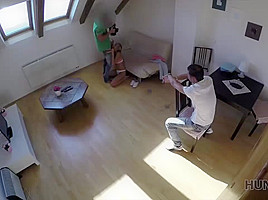 HUNT4K Cuckold admires how girlfriend copulates with another man