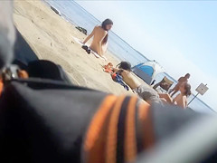 Hidden on the beach caught nudist teens 18+ at camp