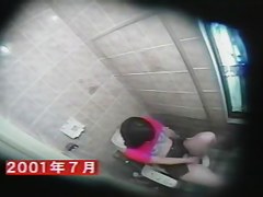 Hidden toilet shoots girl masturbating and pissing
