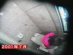 Hidden toilet shoots girl masturbating and pissing