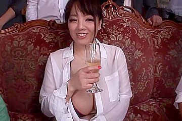 Hitomi Tanaka - Busty Asian Babe Filthy Gangbang