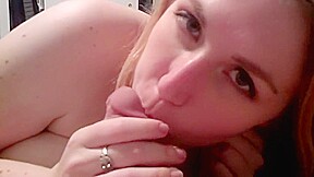 Homemade Sloppy Blowjob two