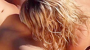 Horny Blondies Getting Pussies And Asses Fucked In Threesome