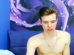 Horny Boy Cums In His Palm