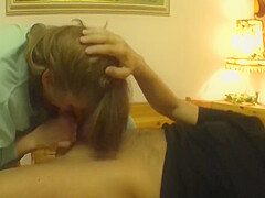 Horny Brunette Lady From Germany Gets Cum All Over Her Face
