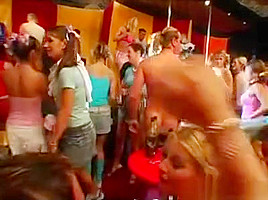 Horny Party Chicks Fucking In Club