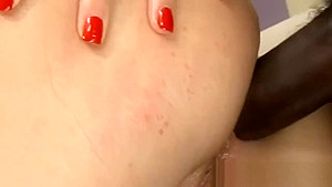 Horny babe asshole rammed by black dudes in many poses