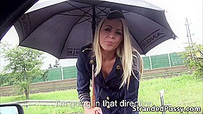 Horny chick Christen Courtney gets fucked hard by the stranger