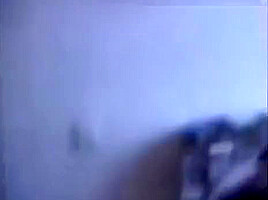 Horny couple enjoying hot fuck in missionary style at home