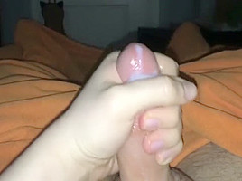Horny guy almost caught jerking off