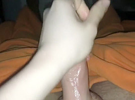 Horny guy almost caught jerking off