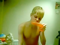 Horny male in hottest handjob, twinks gay porn clip