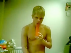 Horny male in hottest handjob, twinks gay porn clip