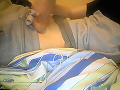Horny teen 18+ Shows His Ass And Big Uncut Dick