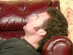 Horny white guy returns for more black cocks