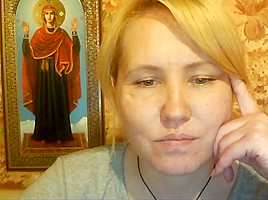 Hot 48 yo Russian mature Tamara play on skype