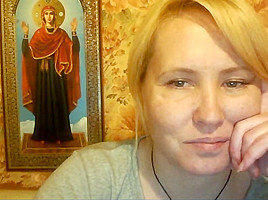 Hot 48 yo Russian mature Tamara play on skype