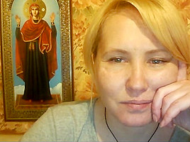 Hot 48 yo Russian mature Tamara play on skype