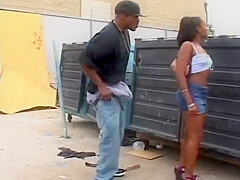 Hot Black Chick With Amazing Ass Blows And Rides Black Dick