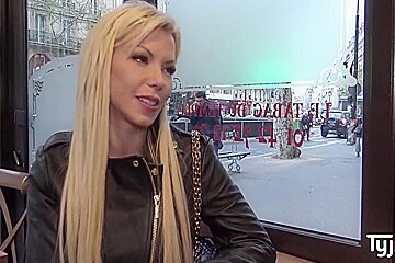 Hot British Blonde Fucks Hard With A French Cock With Barbie Sins
