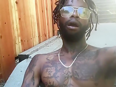Hot Guy Deaf BBC Jerking Off Outside Cumshot