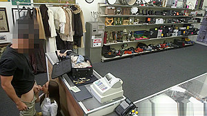 Hot Hispanic Cabin Attendant Bends Over For Shop Bosses Cock