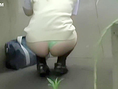 Hot Jap schoolgirls 18+ losing their pants to sharking