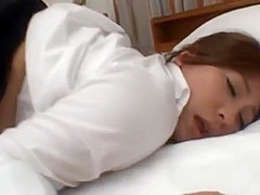 Hot Japanese babe destroyed by big dick