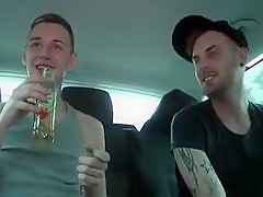 Hot car sex for glad homosexual guys