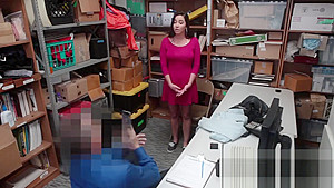 Hot chick gets pounded on table