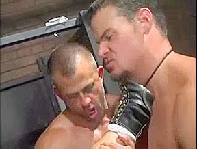 Hot hunks in threeway