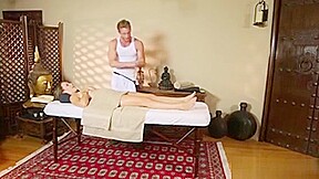 Hot teen 18+ Gets Massaged