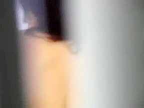 Hot teen 18+ Masturbates To Lesbian Porn
