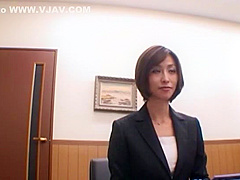 Hottest Japanese girl Akari Asahina in Horny Masturbation, Secretary JAV video