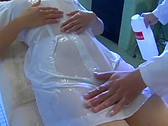 Hottest Japanese slut Rino Makabe in Best Big Tits, Doggy Style JAV clip
