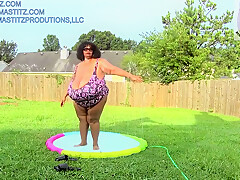 Huge Boobs And Norma Stitz - Water Fall Getting Wet
