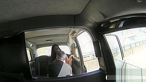 Huge tits passenger seduces the driver