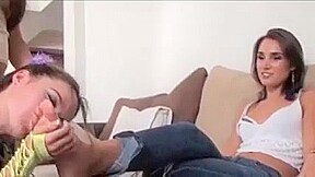 Humiliated As Two Girls Make Her Cum