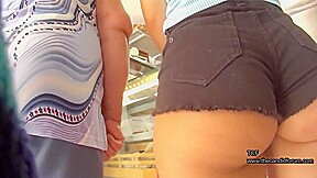 Hungry Cheeky Black Shorts