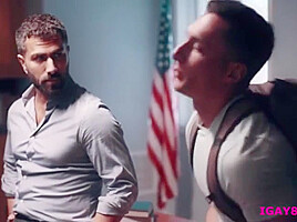 Hunk Guys Adam Ramzi And Tristan Hunterx Steamy Anal Sex