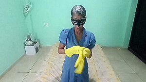 I Hired The Maid And Ended Up Fucking Her Since My Wife Is In Another Room On A Video Call