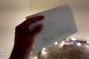 I Wrote A Letter To Santa Claus When I Woke Up I Had A Hard Cock All To Myself
