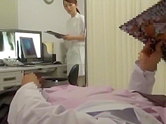 Incredible Japanese chick Hibiki Otsuki, Ann Yabuki, Erika Kurisu in Crazy Nurse, Handjob JAV clip